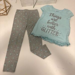 Children’s Place Shirt + Legging Set